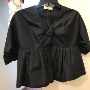 Prada  peplum jacket size 40 ,56%silk,44%polyester